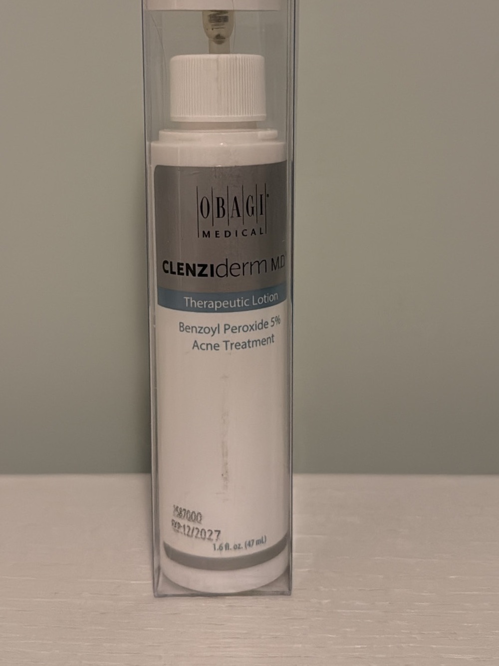 NEW! Obagi Clenziderm Therapeutic Lotion 5% Benzoyl Peroxide acne Treatment